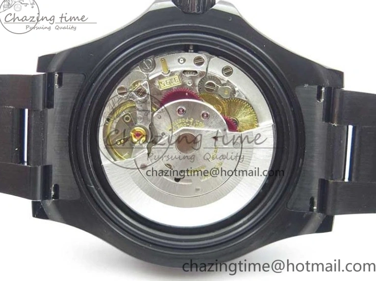 MiroTime 0901 EasyCare Yacht-Master 116622 DLC VRF Best Edition Black Dial on DLC Bracelet VR 2918